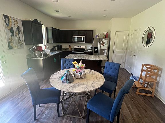 Dining and kitchen