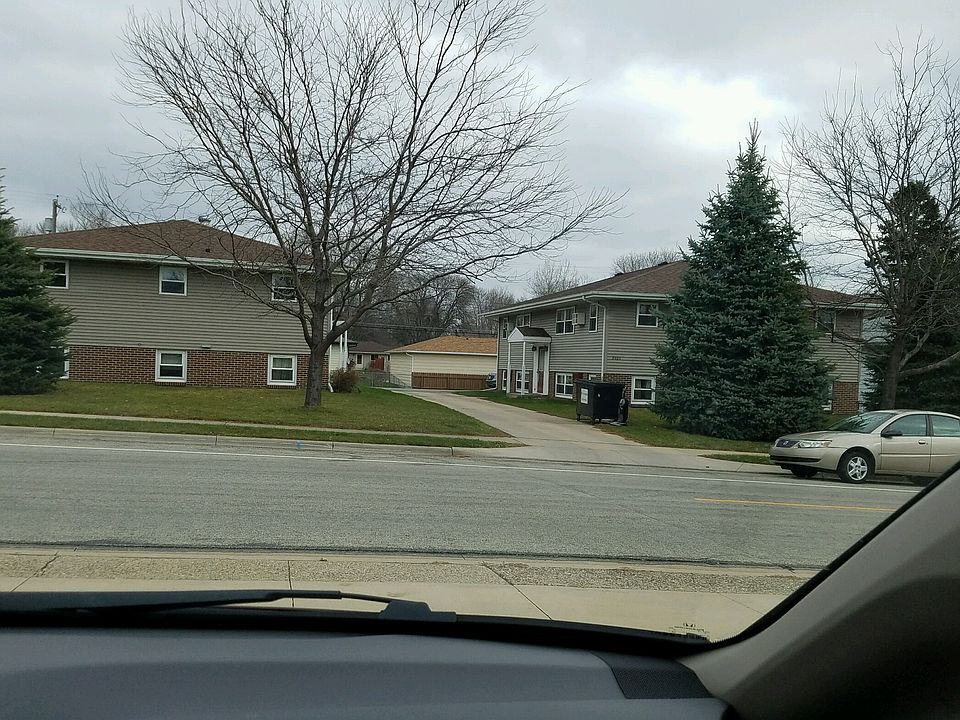 Outside of the buildings