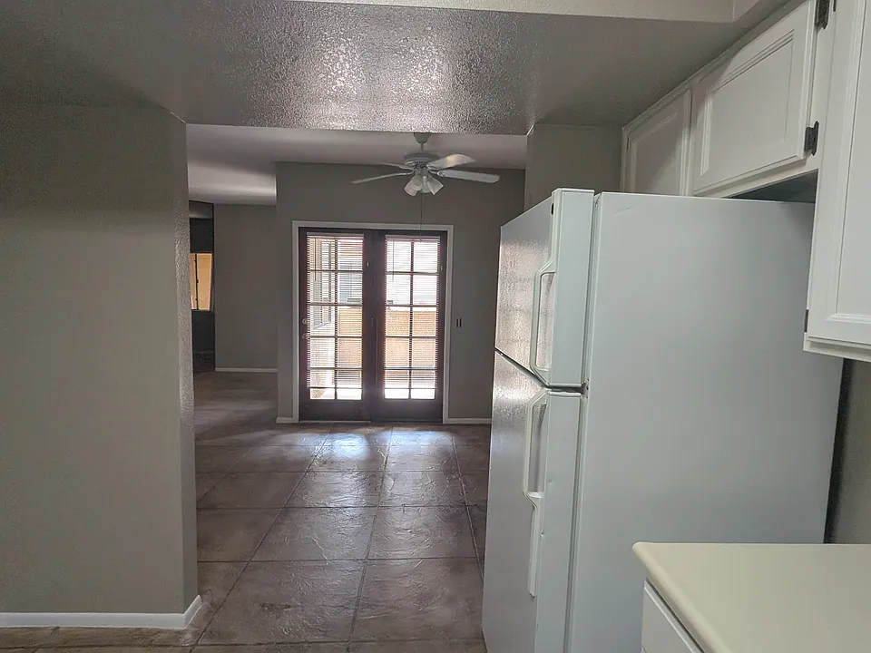 Kitchen looking into the dining area