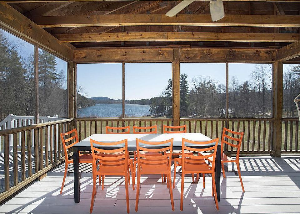 View from screened in porch