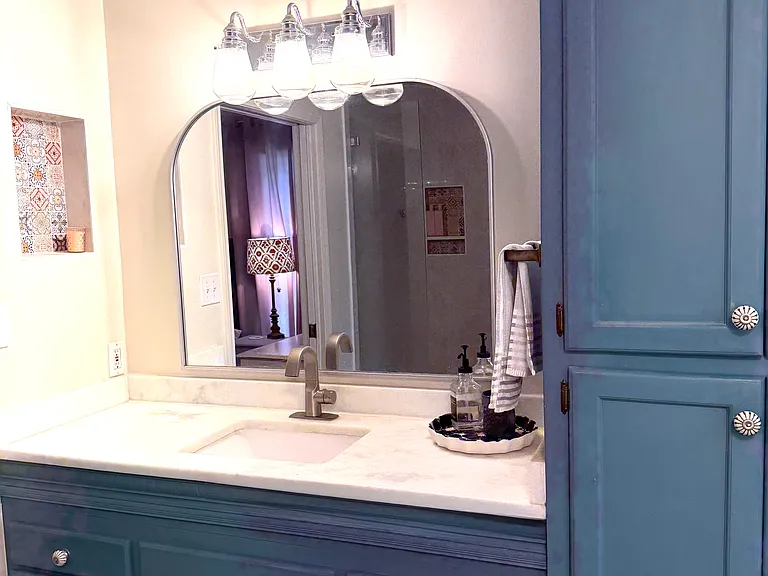 Master bathroom vanity