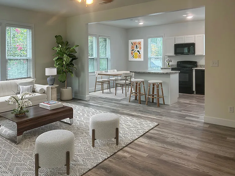 Remodeled Open Concept One Bedroom floorplan