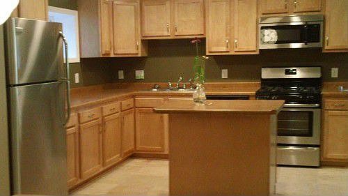 New cabinets and counter top