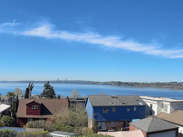 Panoramic photo from the private deck off the Primary bedroom
