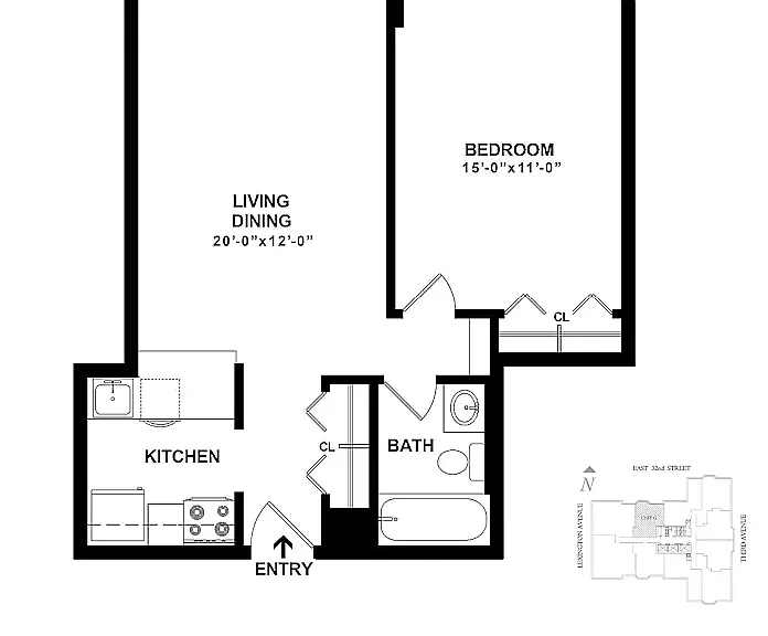 155 E 31st St #W23D — Photo 12
