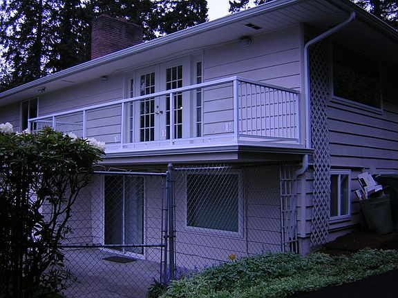 Deck and lower unit entrances