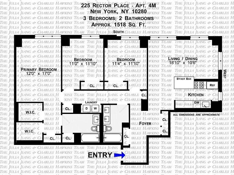 225 Rector Pl #4M — Photo 2