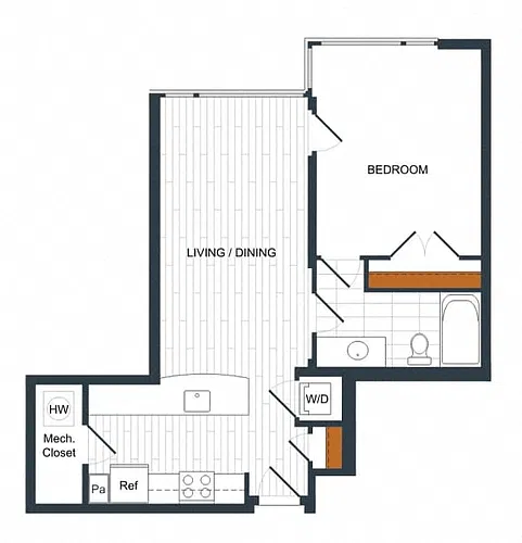 Floor plan 1J