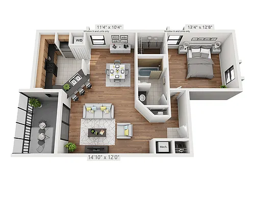 Floor plan Plan A1B