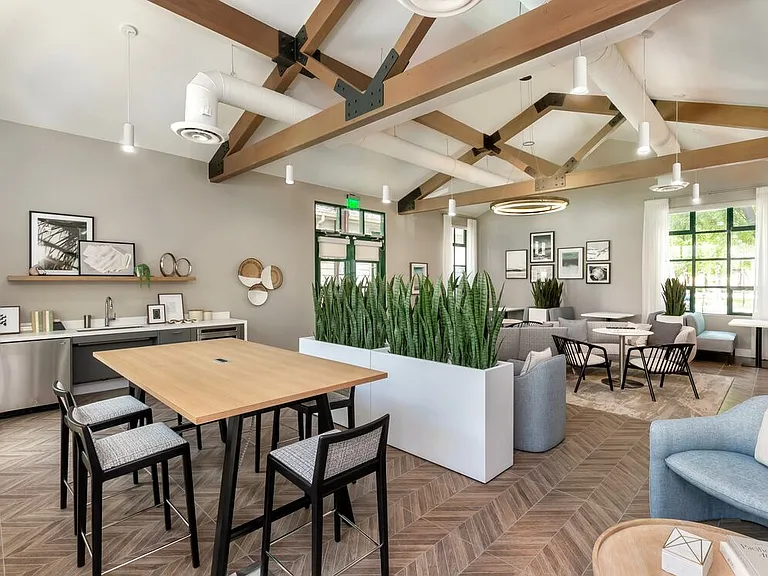 Coworking lounge