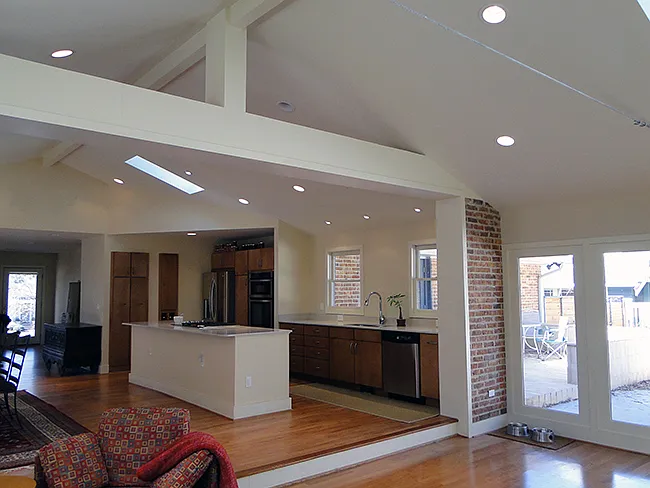 Kitchen and dining.
