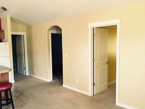 Doorways to bedrooms, bath 1 and laundry closet