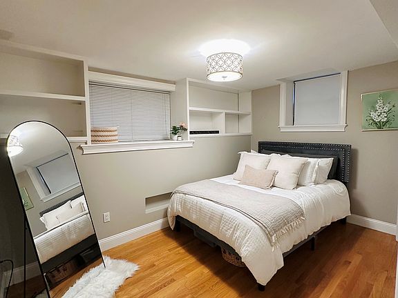Bedroom #1 with walk in closet.