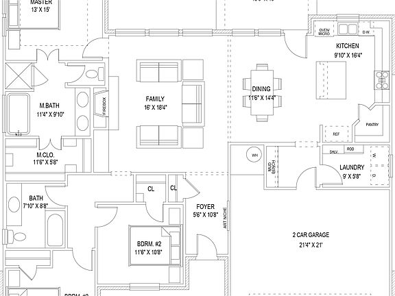 Sunset Floorplan