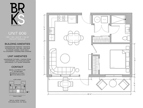 Floor plan 606