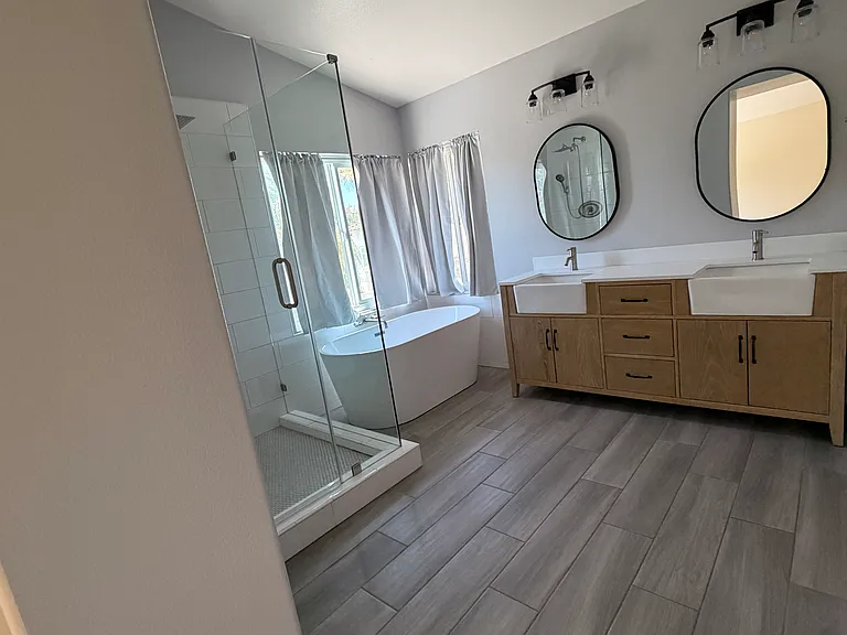 Primary bathroom.