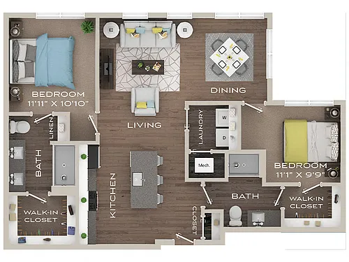 Floor plan Argand