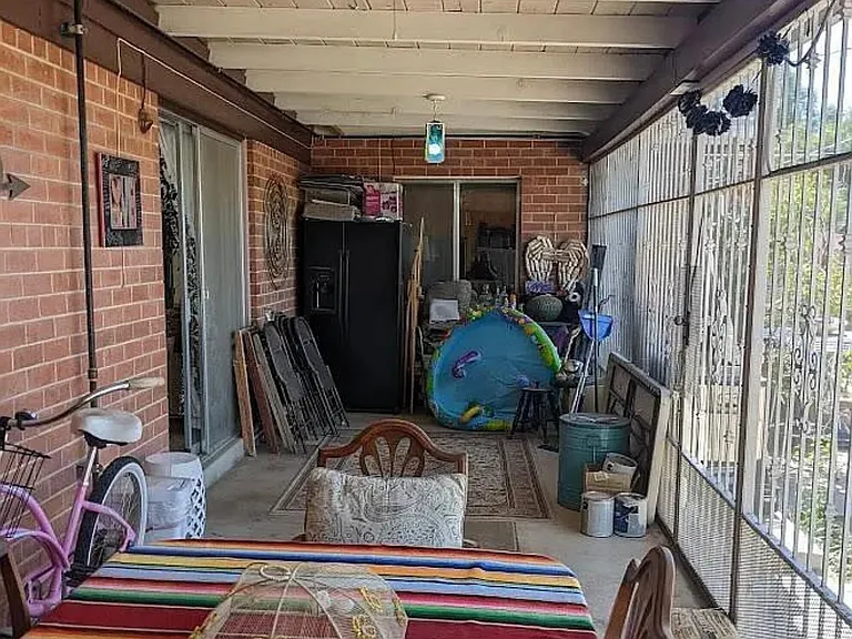 Enclosed patio