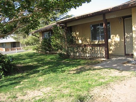 Front yard with lots of shade.