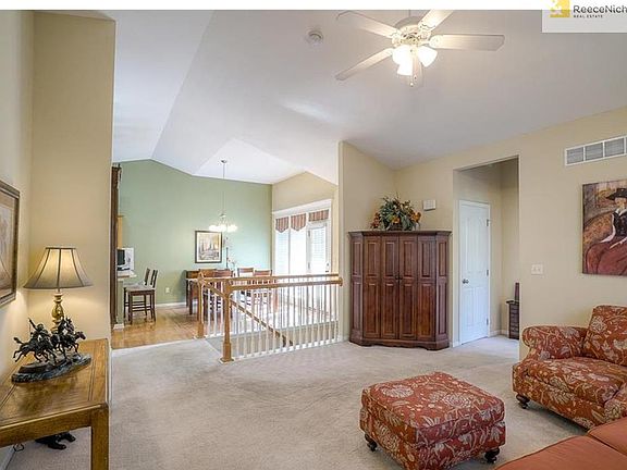 Living Room with vaulted ceilings.