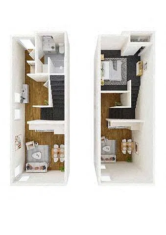 Floor plan Studio Loft C1