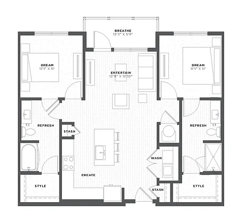 Floor plan B1