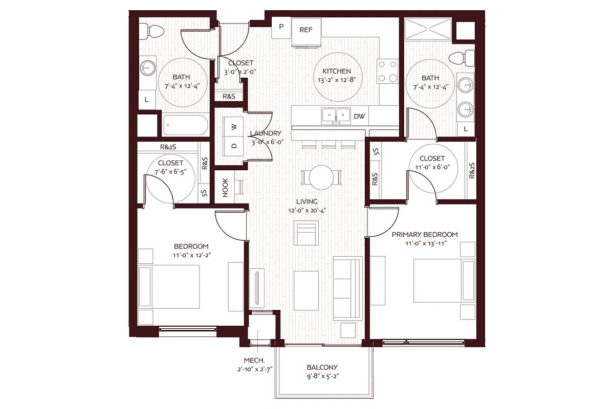 Floor plan Mosel