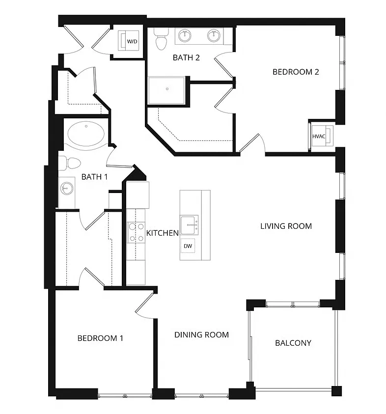 Floor plan Lake Nokomis