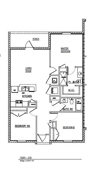 Floor plan 3 Bedroom