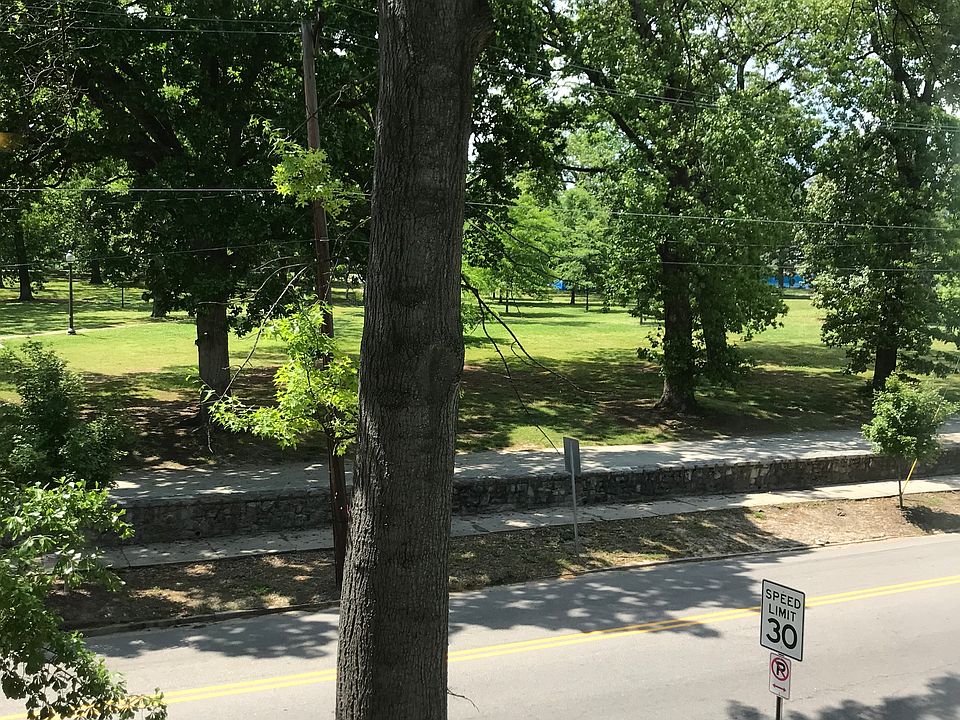 View across Buchanan looking at East Campus Park and walking trail