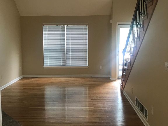 View from dining area to living room