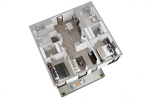 Floor plan 2B09