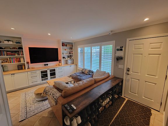 Front door with keyless entry.