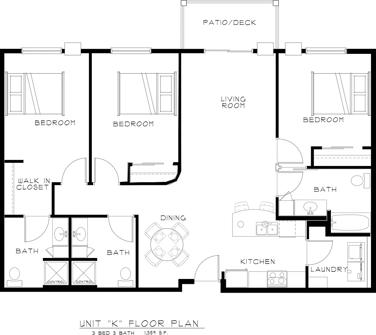 Floor plan Teton