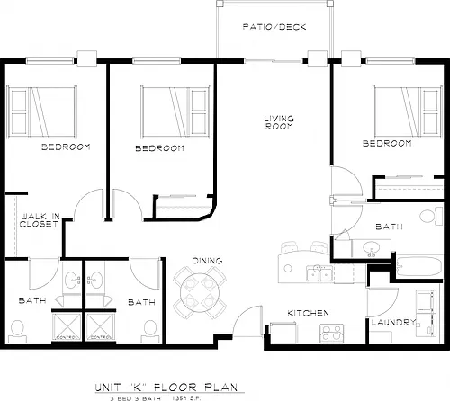 Floor plan Teton