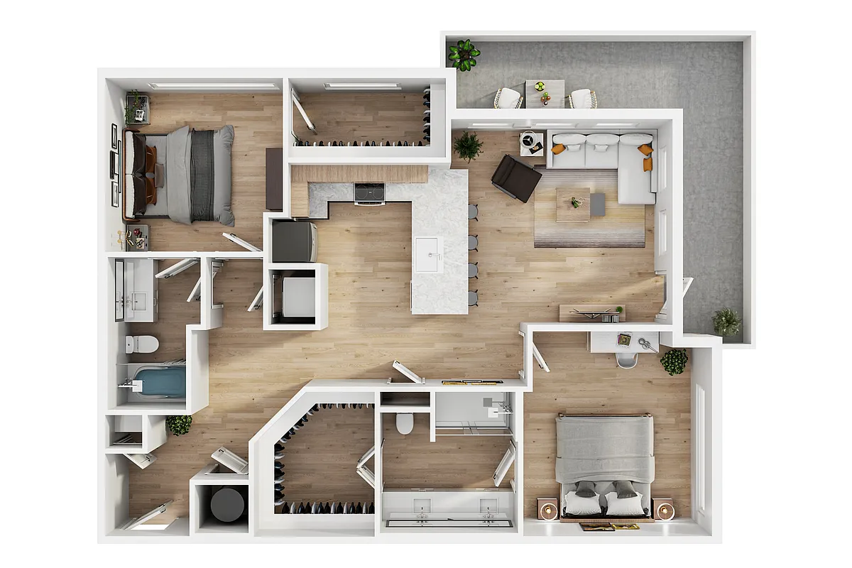 Floor plan B3