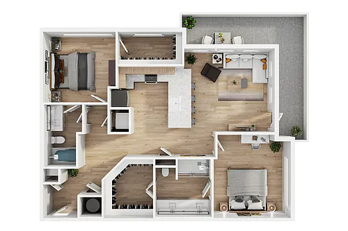 Floor plan B3