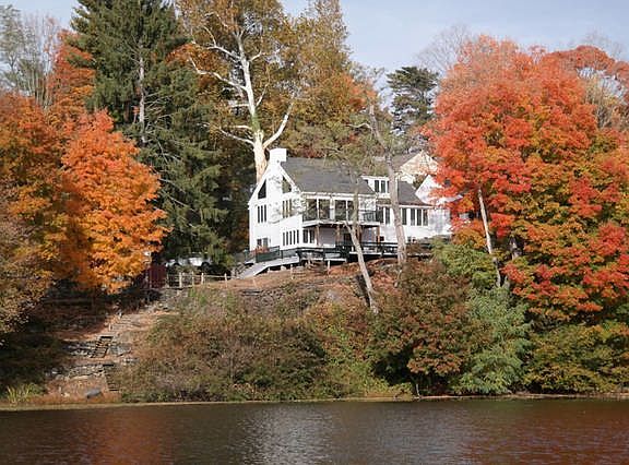 View of house from river