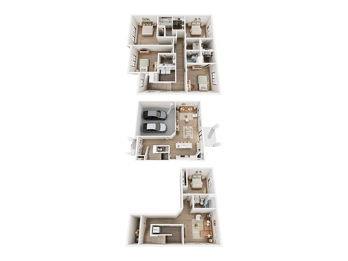 Floor plan Trevi (Finished Basement)