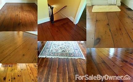 Wood Floors - original and gorgeous
						:
						Wide planked. Restored to a polished sheen