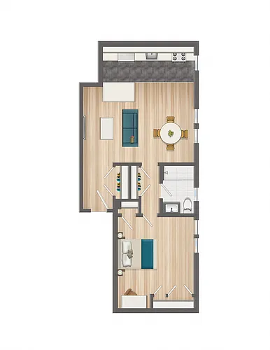 Floor plan Studio