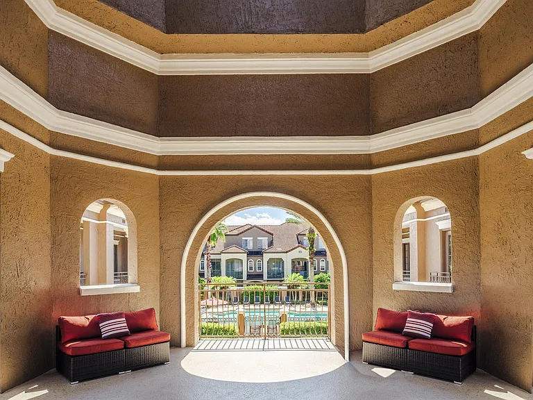 Covered Pool Lounge