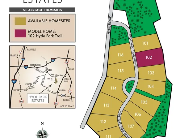 104 Hyde Park Trl Lot 104, College Grove, TN 37046