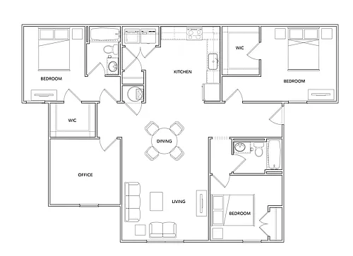 Floor plan C1-ADA