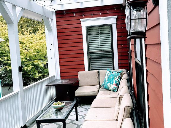 Rear Deck with Pergola and Privacy Screens
