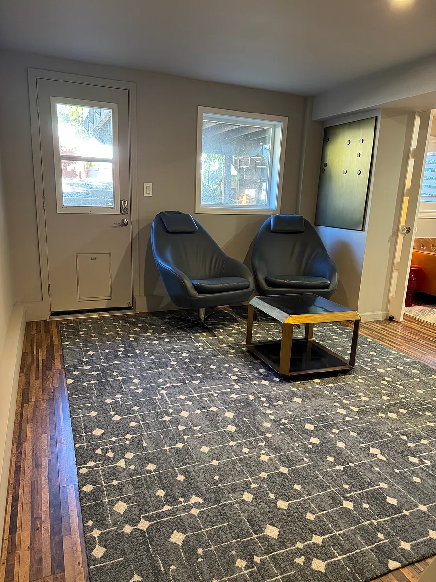 Living room with door to backyard - 1638 36th Ave