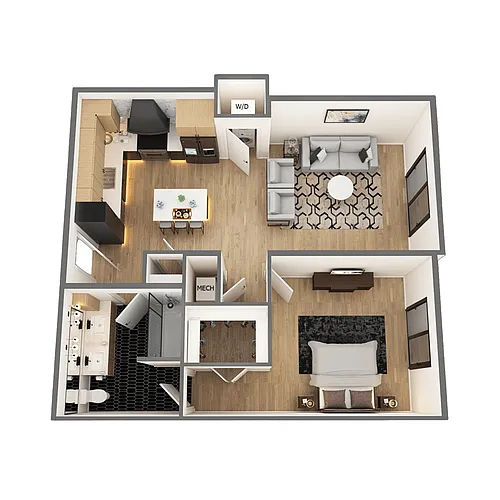 Floor plan Bow Bridge (A5)