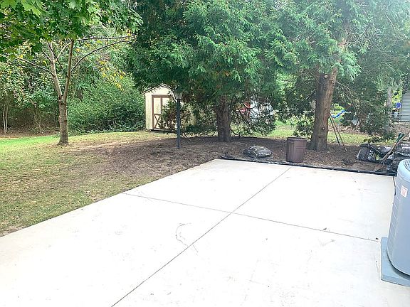 Private yard with patio
