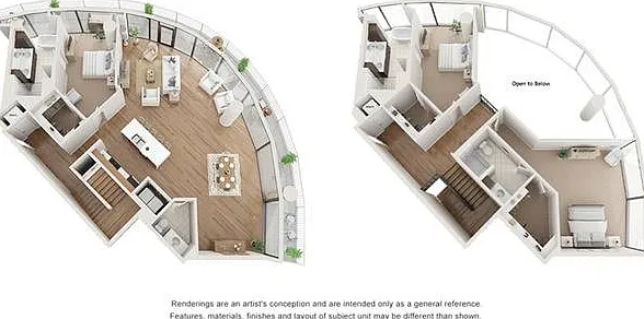 3 BR x 3.5 BA Garden Loft Floorplan 3 BR x 3.5 BA Garden Loft Floorplan