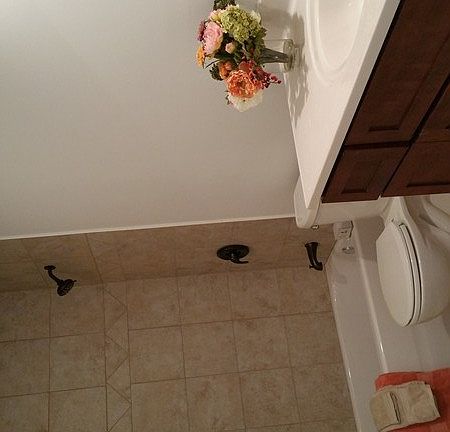 custom kitchen handscraped floorIng